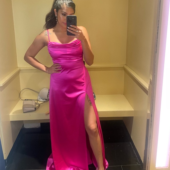 Long pink dress - Picture 2 of 2